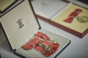 An OBE for a female and other medals of the Order of the British Empire