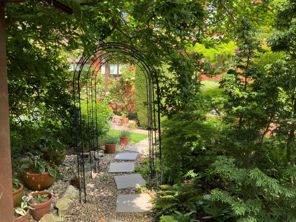 The View from Sir Warren Smiths summerhouse